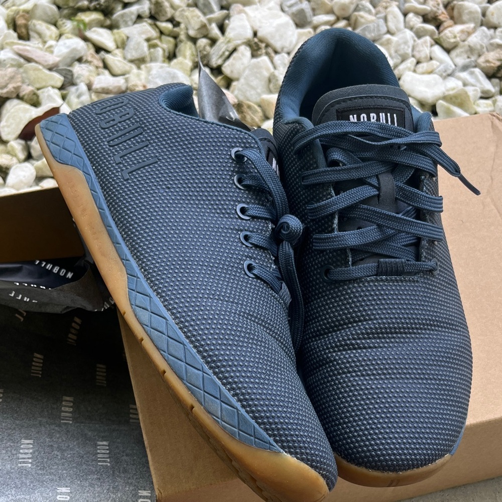 NOBULL Men's Navy Athletic Training Shoes with Gum Sole m10 w 11.5 - Picture 7 of 10
